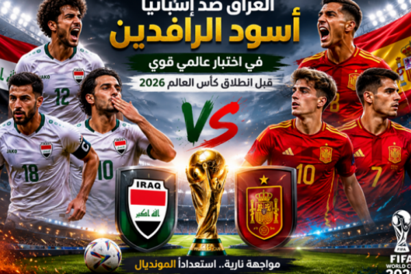 العراق ضد إسبانيا قبل كأس العالم 2026.. مواجهة مرتقبة تثير اهتمام الجماهير