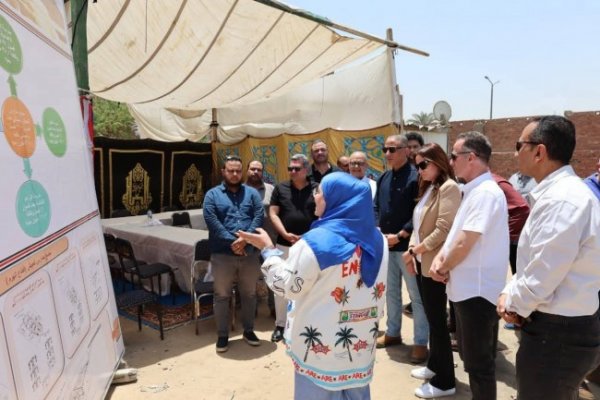 محافظ الجيزة يشهد الإستعدادات النهائية لبدء إنشاء مجمع مدارس كعابيش