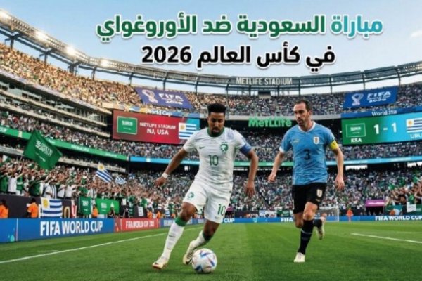 موعد مباراة السعودية والأوروغواي في كأس العالم 2026.. التاريخ والتوقيت والقنوات الناقلة