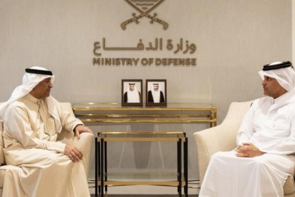 نائب رئيس مجلس الوزراء ووزير الدولة لشؤون الدفاع في دولة قطر يستقبل الأمين العام لمجلس التعاون