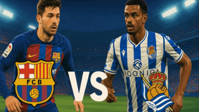 Photo of بث مباشر برشلونة ضد ريال سوسيداد الآن في الدوري الإسباني 2025: ثانية بثانية