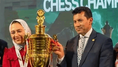 Photo of لاعبة الشطرنج شروق وفا